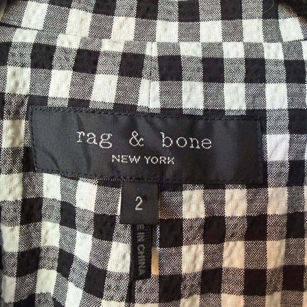 NEW Rag & Bone Ames Gingham Blazer - Picture 4 of 8